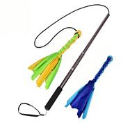 ZHTMFYZ Varita extensible para perros, juguete interactivo para perros pequeños, medianos y grandes, entrenamiento y ejercicio