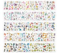 Zhtulck Tatuajes Temporales niños 600+ Tatoos Temporales niños Con aguacates, piratas, animales, sirenas y unicornios, kinder tattoo los tatuajes niños son grandes recompensas para los niños