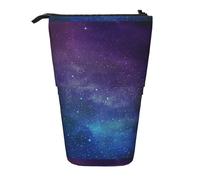 Zhuanyun Bolsa de almacenamiento multifuncional con estampado interestelar de Universo con estrellas, galaxia, bolsa de maquillaje, elegante y multifuncional