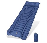 Zhufas Colchón Autoinflable para Camping, Colchón d Ultraligero Inflable con Bomba De Pie, Esterilla Camping Autoinflable, Esterilla para Acampar, Esterilla Dormir, para Exteriores,Senderismo,Playa