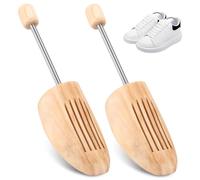 Zhufas Hormas Para Zapatos, Horma Zapatos Hombre Mujer, Ensanchador de Botas de Madera, Ensanchador de Zapatos con Resorte Helicoidal Dilatador de Calzado.(1 Pares, 39-41)