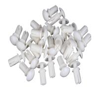 zhuguiming 100 Uds. R2024-R6080 remaches de plástico tipo Push nailon blanco con letras blancas R for circuito impreso(R2048-100PCS)
