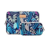 ZhuiKun Funda Portátil 15 Pulgadas, Funda Blanda Protectora con Bolsa de Accesorios para Macbook Pro y Ordenador Portátil 15-15.6 Pulgadas (Azul)