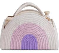 ZHUIYIWIN Organizadora para Bebé, Organizador de Pañales para Cambio de Bebé, Organizador de carrito de pañales para bebés con Compartimentos Desmontables (Morado)