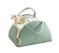 ZHUIYIWIN Organizadora para Bebé, Organizador de Pañales para Cambio de Bebé, Organizador de carrito de pañales para bebés con Compartimentos Desmontables, regalo para recién nacidos (Verde)