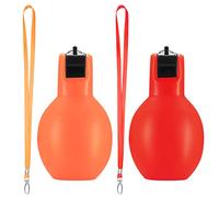 Zhujiehigh 2 Piezas Silbato de Mano Higiénico, Silbatos Deportivos de Arbitro de Fútbol, Silbato de Adiestrador Según Emergencias para Entrenadores, Deporte, Supervivencia Salvavidas Silbatos