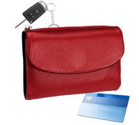 ZHUMCCY Cartera Pequeña Mujer | Bolso de Piel Sintética para Mujeres - Organizador Ligero Moderna para Dinero de Bolsillo Monedas Sueltas