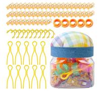 ZHUMCCY Clips de costura para tela, completos con abrazador de bobina, clips de de coser, soporte de bobina, para profesionales, amantes de las manualidades, adultos, personas mayores, bordado