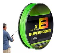 ZHUMCCY con línea Trenzada - Línea Trenzada de en Hielo de Baja Memoria Verde Fluorescente | 164 Yardas 8 hebras Stealth Perception para en Hielo Salvaje al Aire Libre Agua Salada Agua Dulce