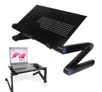 ZHUMCCY Escritorio de Cama para computadora portátil,Mesa de Cama para computadora portátil - Mesa De Cama Plegable para Computadora | Alfombrilla de ratón Plegable Antideslizante para Mesa