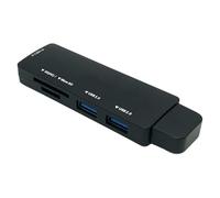 ZHUMCCY Estación de acoplamiento multipuerto - Adaptador de puerto USB múltiple 5 en 1 | Adaptador portátil multipuerto USB, concentrador de datos ultra delgado para unidad flash, HDD móvil, laptop,