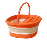 ZHUMCCY Palangana para Lavar Los Pies | Cubo de Masaje Plegable para el Baño | Bañera para el Remojo de los Pies - para Hombres Mujeres Personas Mayores Viajes Acampada SPA Centro Hotel Dormitorio