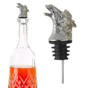 ZHUMCCY Vertedor Para Vino | Tapón Para Licor Con Diseño De Caballo De Aleación De Zinc,Hermético Dispensador De Bebidas Accesorios De Bar Para Vodka Whisky Champán Cóctel Fiesta Boda