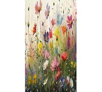 ZHUMUTO Diamond Painting Adultos Grande Tamaño Kit Completo,40x70 cm Cuadros Pintura de Diamante para Adultos Flores A,Con Diamond Painting Accesorios para Decorar