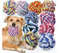 Zhuoliyuan Jouet de mastication en laine pour chiens, idéal pour les chiens qui aiment mâcher, lote de 10 piezas, duradero, adapté aux chiens de petite et moyenne taille, jouet en laine.