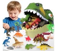 ZHUOYOU Dinosaurios Juguetes Niños 3 Años, 47 Piezas Figuras de Dinosaurio Realistas Toy, Grandes Dinosaurios Figuras con Caja de Almacenaje, Regalos Educativos para Niños y Niñas de 3 4 5 Años