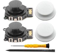 ZHUROUPU 2Pcs 3D Analog Joystick Reemplazo Pulgar Stick de precisión de sensibilidad para Sony para PSP 2000 2001 2002 2003 Consola, 4 Pcs Rocker Joystick Botón Tapa Accesorio