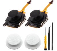 ZHUROUPU 3D Analog Joystick Palanca de Pulgar de Repuesto Sensibilidad de precisión para Sony para PSP 3000 3001 Consola, 2 Pcs Rocker Joystick Botón Tapa Accesorio con Herramientas de Reparación