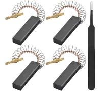 ZHUROUPU 4 cepillos de carbono para motor Siemens para lavadora Bosch 605694 00605694, 40 x 12,5 x 5 mm, repuesto para lavadora secadora Maxx 6, Maxx 7