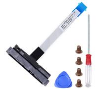 ZHUROUPU 7 PCS SATA Drive Hard Hdd Conector Reemplazo del cable para Dell Inspiron 5552 5555 5558 5559 5566 Vostro 3458 3459 3558 3568 (negro) Incl.