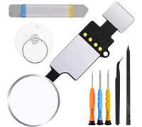 ZHUROUPU Botón Home de Repuesto para iPhone 7/7Plus/8/8Plus, última Huella Digital Touch ID Flex Cable Conector Accesorio para A1660 A1661 A1863 A1864 A1778 A1905 A1784 A1897(Plata)