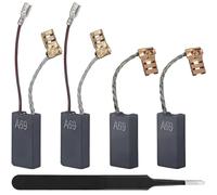 ZHUROUPU Cepillos de carbón de Repuesto 1617014144 con Corte automático para taladros percutores para Bosch GBH 5-38X/5-40 DE/5-40 DCE, GSH 388/388X/500/5 CE/5 E (4 Unidades)