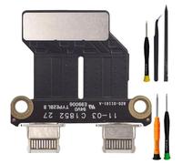 ZHUROUPU Conector de alimentación de CC de Entrada/Salida del Puerto de Carga de la Placa USB-C de Repuesto 923-02813 para Macbook Air 13'' A1932 2018 2019 A2179 2020 A2337 2020 820-01161-A