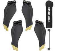 ZHUROUPU Hélices para dji Mavic Pro y Mavic Pro Platinum - 8331 8331F Hélices Plegables de bajo Ruido y desmontaje rápido para Drones - 2 Pares (4 hélices) - Negro