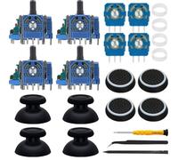 ZHUROUPU Joystick analógico de Repuesto para PS5 Controller, 3D Thumbstick Módulo Repalcement para PlayStation 5, Drift dañado Joystick con Kit de reparación Destornillador 4Pcs