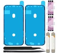 ZHUROUPU Pegatina Adhesiva precortada de 7pcs Compatible con para iPhone 11, Adhesivo de Pantalla LCD y Cinta Adhesiva de Pegamento Interno de batería (6.1 Pulgadas/Negro)