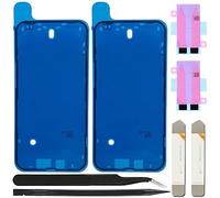 ZHUROUPU Pegatina Adhesiva precortada de 7pcs Compatible con para iPhone 14 Plus, Cinta Adhesiva de Adhesivo de Pantalla LCD y batería Interna (6.7 Pulgadas/Negro)