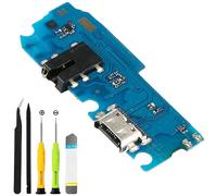 ZHUROUPU Puerto de Carga USB Compatible con para Samsung para Galaxy A12/M12, Conector de Conector de Muelle con Conector con Conector de micrófono-micrófono-USB Tipo C Flex Dock Conector