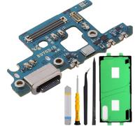 ZHUROUPU Puerto de Carga USB de Repuesto Compatible con para Samsung Galaxy Note 10 Plus 5G N976B, Placa de Repuesto del Conector para Base Dock para micrófono/Toma de Auriculares con Herramientas