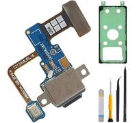 ZHUROUPU Puerto de Carga USB de Repuesto para Galaxy Note 9 N960F, Conector USB Tipo C para Base de Carga, Placa de Repuesto para micrófono/Conector de Auriculares con Herramientas