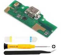 ZHUROUPU Reemplazo del Puerto de Carga para la pestaña para para Galaxy A 8.0 2019 T290 T295 SM-T290 SM-T295 Micrófono USB Conector de Muelle USB Parte DE CABLA Flex Parte con Destornilladores