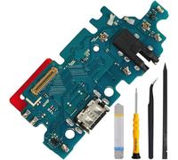 ZHUROUPU Repuesto del Conector para Base Dock con Puerto de Carga para Samsung Galaxy A24 4G SM-A245F, Tarjeta de Repuesto del Conector para Micrófono/Auriculares con Herramientas (Versión para UE)