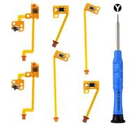 ZHUROUPU ZL ZR L Botones de reemplazo de cable Flex Compatible con para Nintendo Switch para Joy-Con Controller, Botton Key Reemplazo de cinta Part con kit de reparación (7pcs)