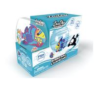 Zhuzhu Pets Set de Burbuja y Tabla de Surf con Pez Incluido - Compatible con Todos los playsets de Zhuzhu Aquarium, Juguetes, Peces electrónicos