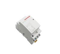 ZHWTISNPE 1 Unidad, 4P, 16-25 A, CA, 220 V, 230, 50/60 Hz, Controlador de Interruptor contactor Modular for riel doméstico, 4 NO, NC, 2 NO, for Casas Inteligentes y hoteles(32a-4no)