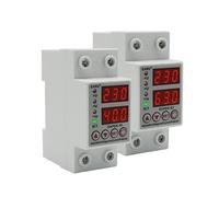 ZHWTISNPE 10 Unidades, 40 A, 63 A, 230 V, Dispositivo de protección contra sobretensión y subtensión Ajustable en riel DIN, relé Protector, límite sobrecorriente(40A)