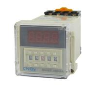 ZHWTISNPE DH48S-2Z Relé de retardo Tiempo Encendido DPDT 8 Pines 0.01S-99H99M CA 48V con Enchufe