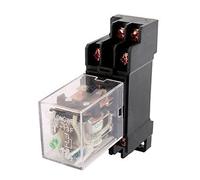 ZHWTISNPE Relé de Potencia electromagnético 10 Piezas, 12 V CC, Bobina, 8 terminales Tornillo, A, con Enchufe