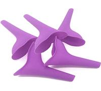 ZHWUEU Urinario Femenino Dispositivo de Urinación Orina Orinar de Pie Urine Female Portátil para Mujer Viajar Camping Senderismo Servicios Baños Públicos (Orinal Plegable) Paquete de 5