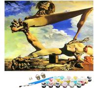 ZHXXFD Pintar Por Numeros Adultos Cuadros Famosos Salvador Dali - Pintor Surrealista Español,Cuadro Diy Por Numeros Chica Pintura Acrilica Para Lienzos Paisaje,40X50Cm,A7