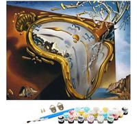 ZHXXFD Pintar Por Numeros Adultos Cuadros Famosos Salvador Dali - Pintor Surrealista Español,Cuadro Diy Por Numeros Chica Pintura Acrilica Para Lienzos Paisaje,40X50Cm,A8