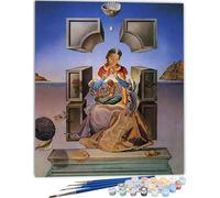 ZHXXFD Pintar Por Numeros Adultos Cuadros Famosos Salvador Dali - Pintor Surrealista Español,Cuadro Diy Por Numeros Chica Pintura Acrilica Para Lienzos Paisaje,40X50Cm,A25