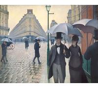 ZHXXFD Pintura Por Numeros Adultos Niños Paisaje Cuadros Famosos Sin Marco 40X50CM Paris Street, Rainy Day - Gustave Caillebotte,B17