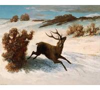 ZHXXFD Pintura Por Numeros Adultos Paisaje Nevado del Bosque en Invierno Obra Maestra Animales Sin Marco 40X50CM Conjunto De Pintura Al Óleo Pintada A Mano Paisaje,A18