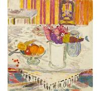 Zhyaunz Kits de pintura por números Pierre Bonnard Bodegón con frutas y flores 5D DIY Diamante Pintura Ronda Rhinestone Bordado Artes Decoración de la pared Regalo 40x50cm