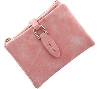 ZHYKLL Cartera grande de piel con cremallera alrededor para mujer, soporte grande para teléfono, bolso de viaje, un color, Pink